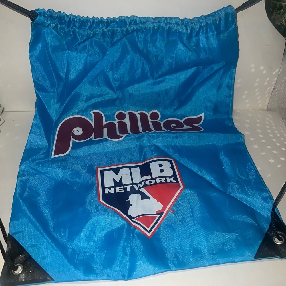 MLB Blue Drawstring Bag